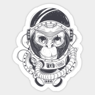 Space Monkey Sticker